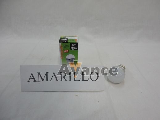 LED 3w Foco E27 Amarillo