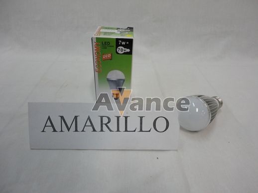 LED 7w Foco E27 Amarillo