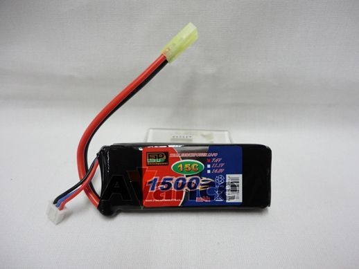 bateria 7,4v 1500mah 15c mini EP