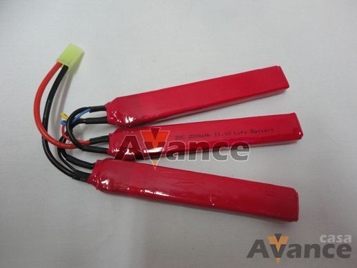 BAT 11.1V 2000MAH 20C  MINI 1+1+1  AIRSOFT  EP