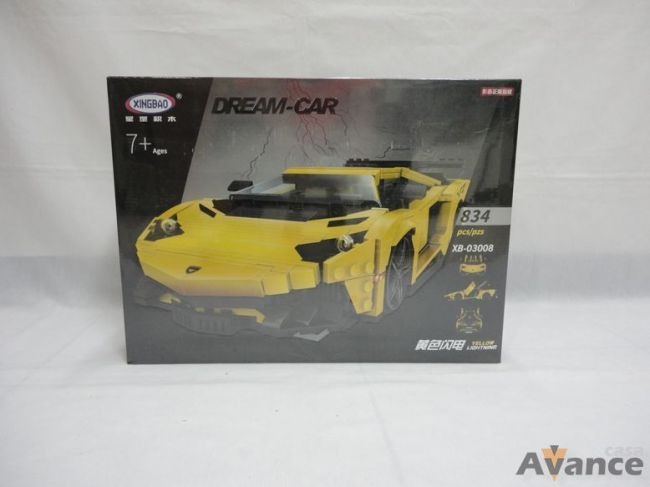 XB-03008 YELLOW LIGHTNING 834PCS